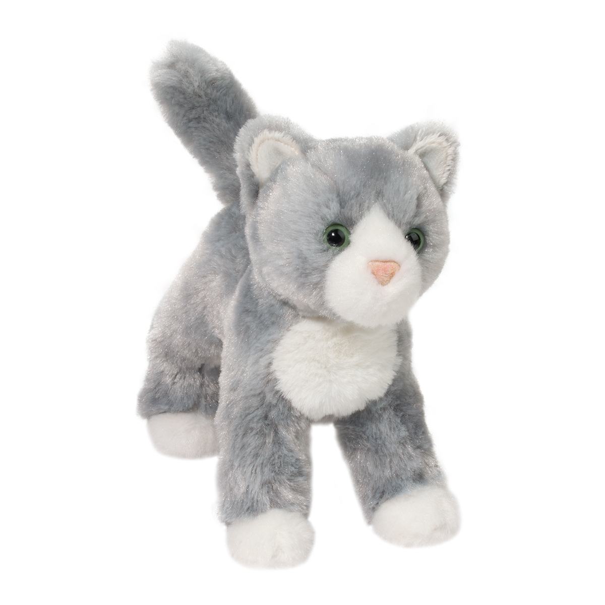 Douglas Cuddle Scatter Gray Cat 8" Plush Stuffed Animal Toy #4023