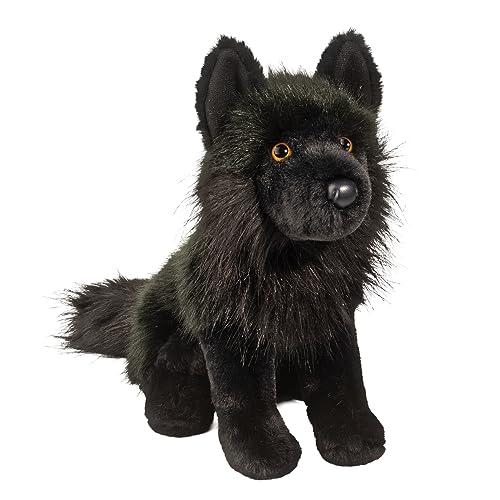 Douglas Cuddle Vilkas Black Wolf 11" Plush Stuffed Animal Toy #4166