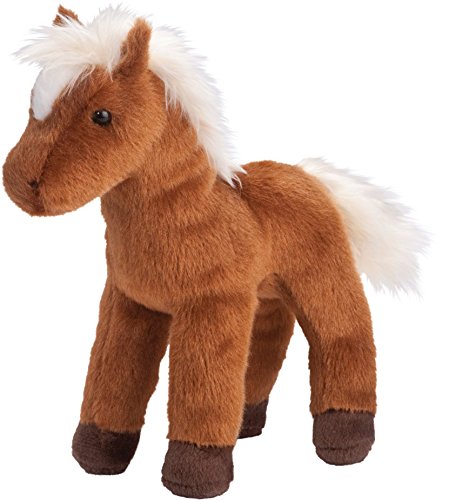 Douglas Cuddle Mr. Brown Chestnut Horse 8" Plush Stuffed Animal Toy #4045