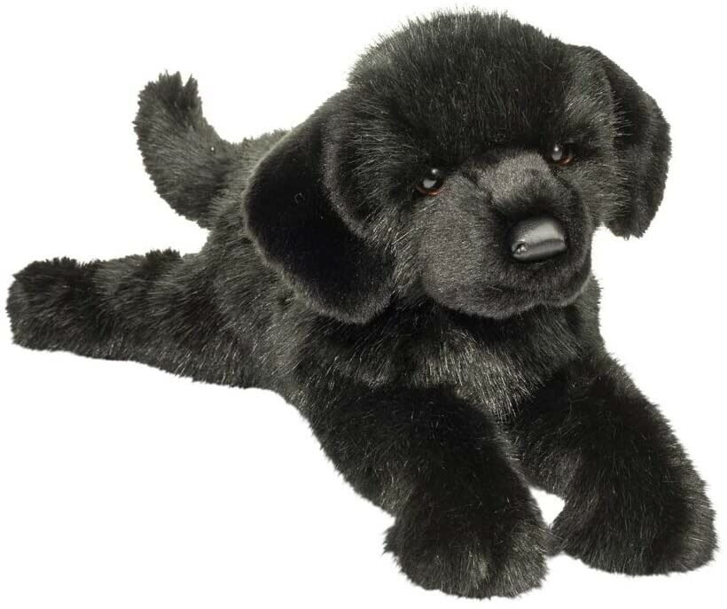 Douglas Cuddle Jake Black Lab Dog Plush Stuffed Animal Toy #2449