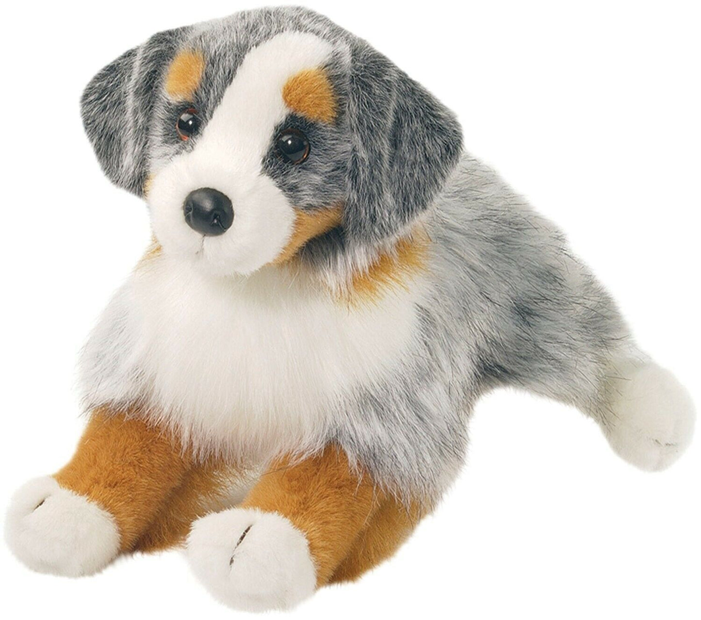 Douglas Cuddle Sinclair Australian Shepherd 16" Plush Stuffed Animal Toy #2019