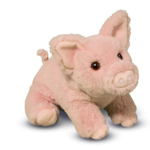 Douglas Cuddle Pinkie Soft Pig 11" Plush Stuffed Animal Toy #15049