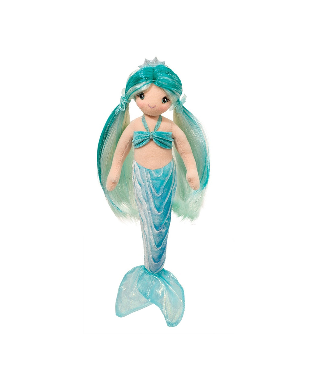 Douglas Ciara Aqua Mermiad Plush Stuffed Doll