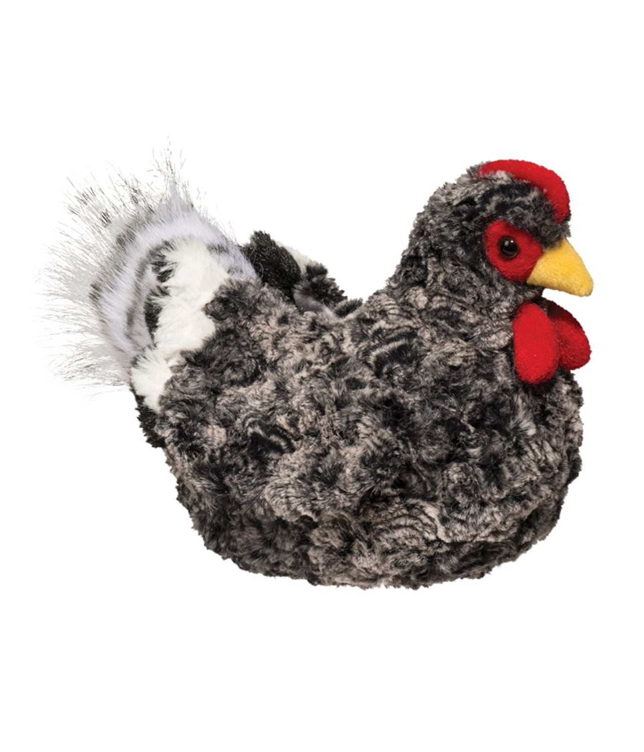 Douglas Cuddle Toys Pepper Black Multi Hen # 1785 Stuffed Animal Toy