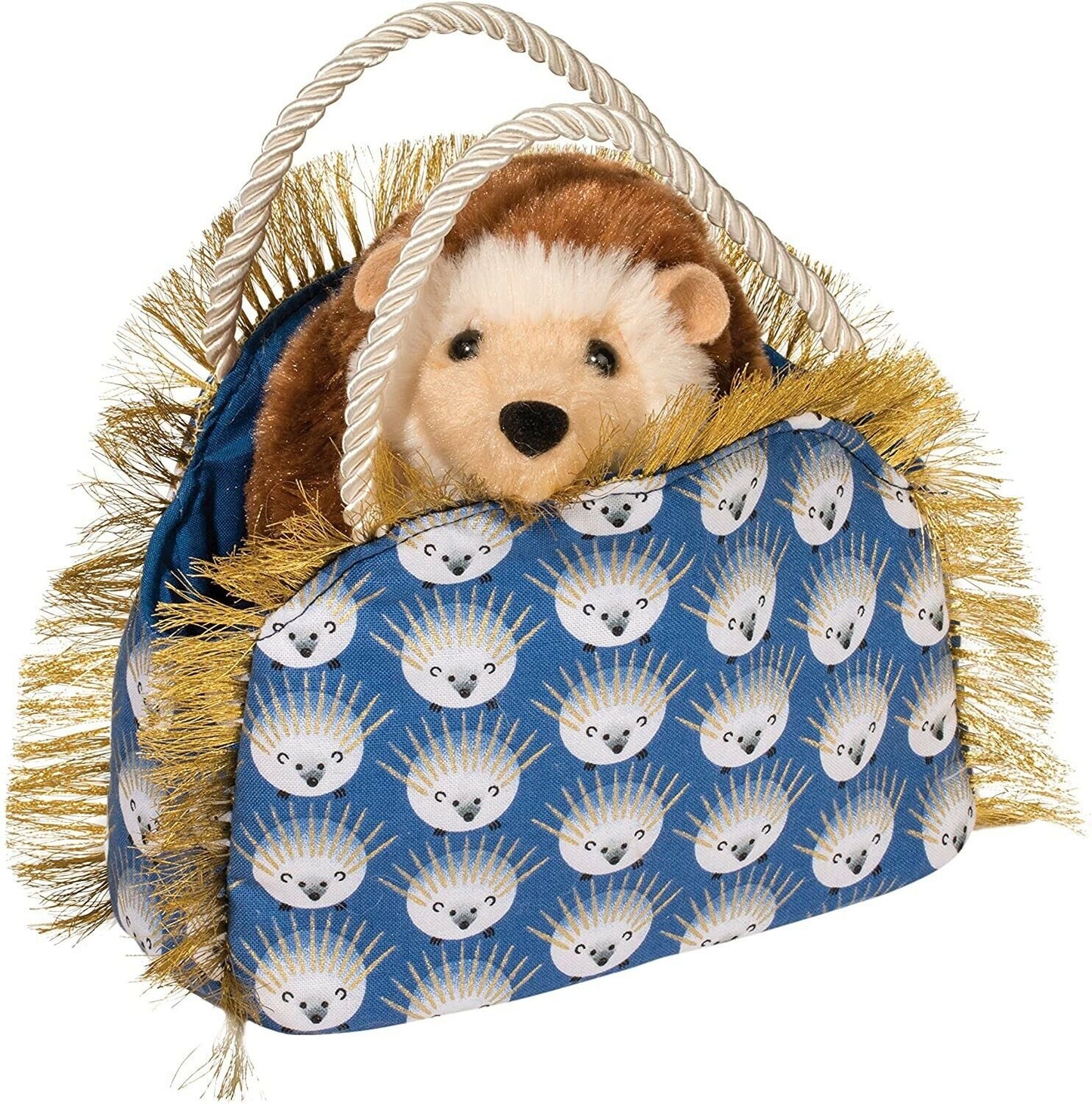 Douglas Spiky Hedgehog Sassy Sak with Plush Stuffed Animal