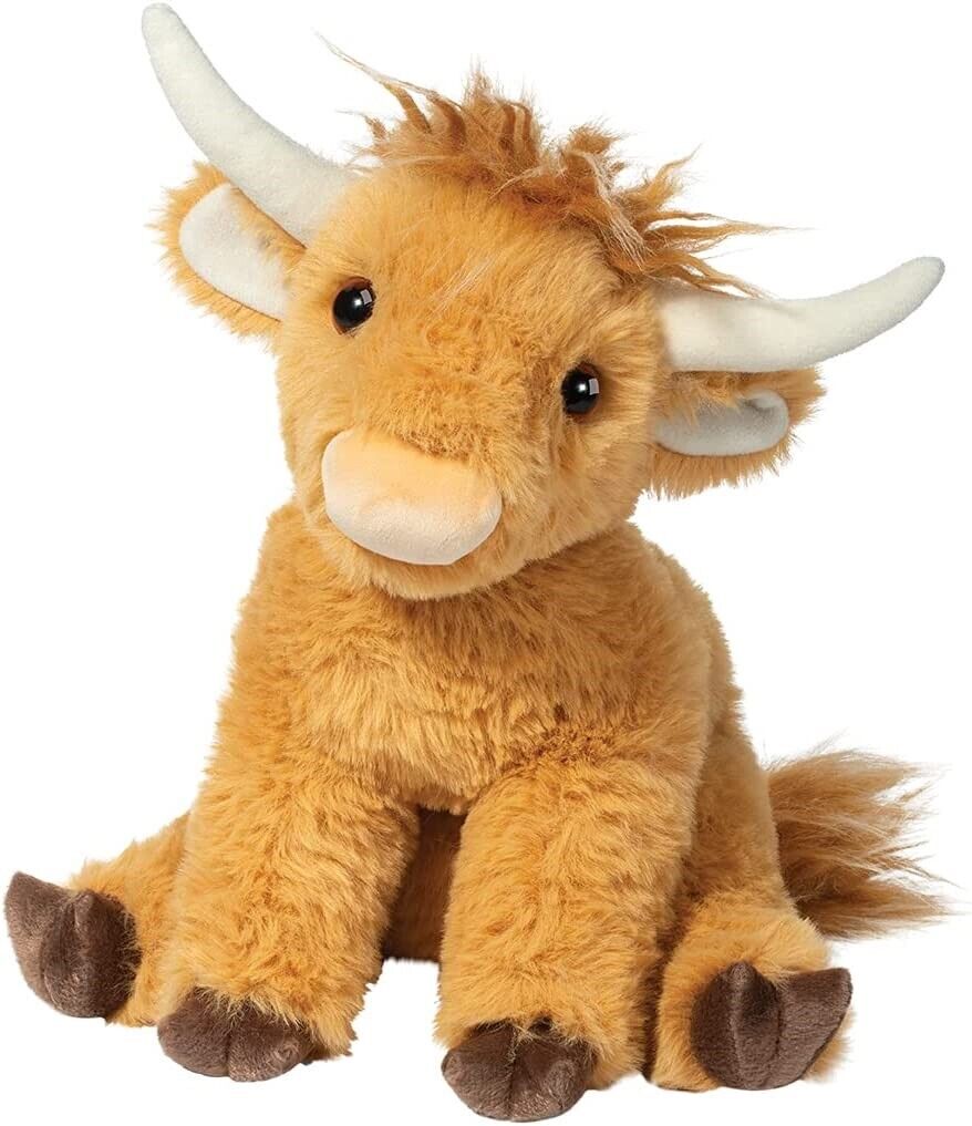 Douglas Cuddle Toys Scottie Highland Cow Softie #4634 Stuffed Animal Toy