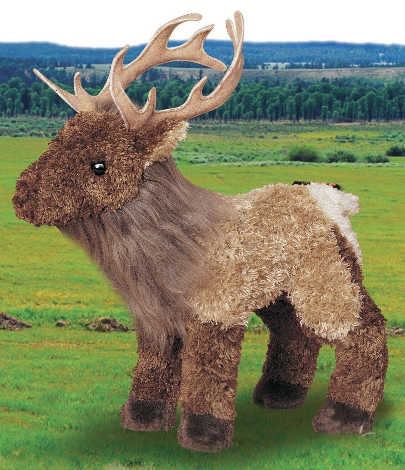 Douglas Cuddle Toys Eddie the Elk # 1721 Stuffed Animal Toy