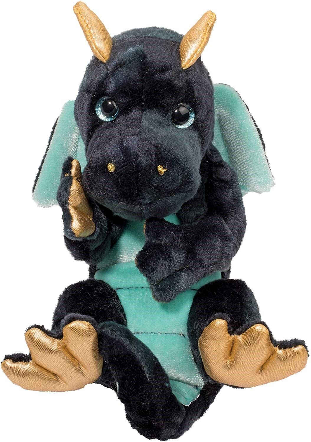 Douglas Cuddle Toys Navy Dragon Lil Handful # 4421 Stuffed Animal Toy
