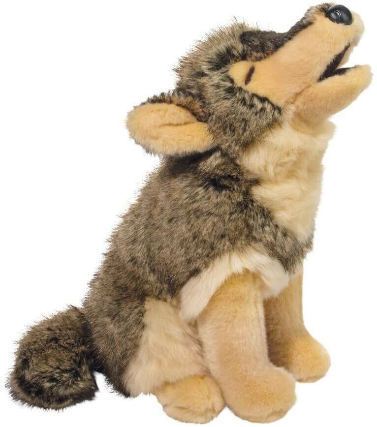 Douglas Cuddle Toys Raina Howling Wolf # 3700 Stuffed Animal Toy Brand New
