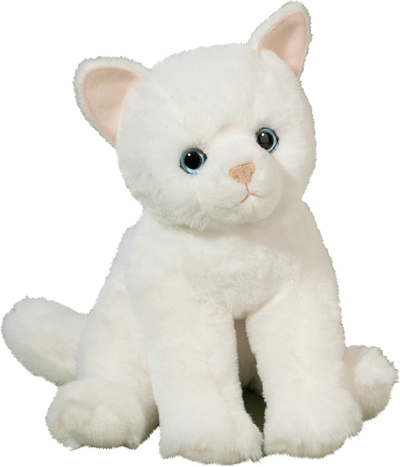 Douglas Cuddle Toys Winnie White Kitty Cat Softie #15052 Stuffed Animal Toy