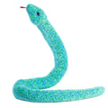 Aurora Aqua Multi Print Snake 53 inch Plush Stuffed Animal Toy