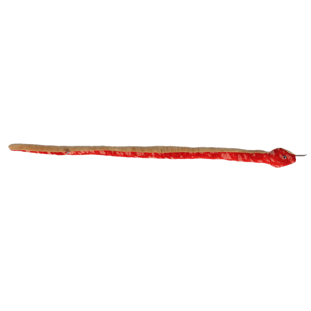 Aurora Red Corn Snake 50 inch Plush Stuffed Animal Toy