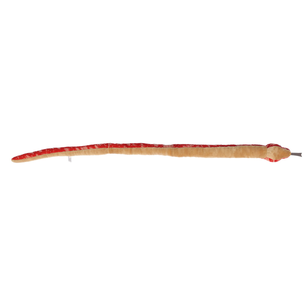 Aurora Red Corn Snake 50 inch Plush Stuffed Animal Toy