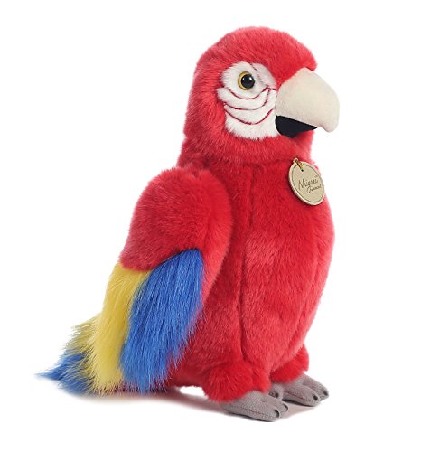 Aurora 11" Macaw Parrot 26251 Plush Stuffed Animal Toy
