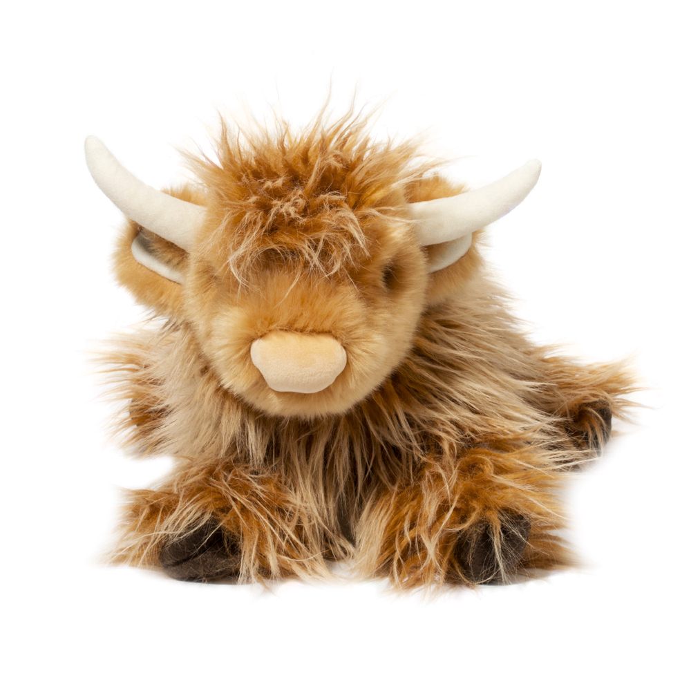 Douglas Cuddle Wallace DLux Highland Cow 16" Plush Stuffed Animal Toy #2460