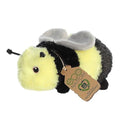 Aurora® Responsibly Made Eco Nation™ Eco Softies™ Bumblebee Stuffed Animal - Ideal for Playtime Adventures - Perfect for Birthdays or Just Because - Yellow 8 Inches