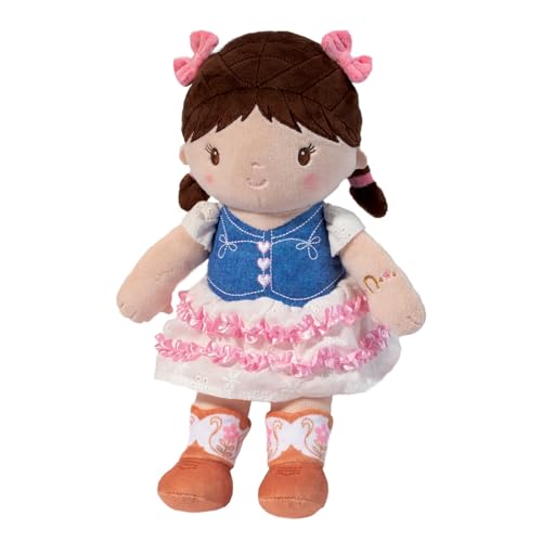 Douglas Cuddle Fran Cowgirl Doll 9.5" Plush Stuffed Animal Toy #6539