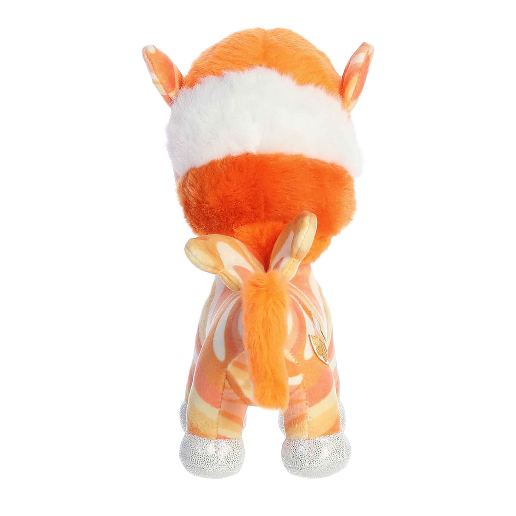 Aurora Tokidoki Unicorno Orange Swirl Plush Stuffed Animal Toy 8" #14421