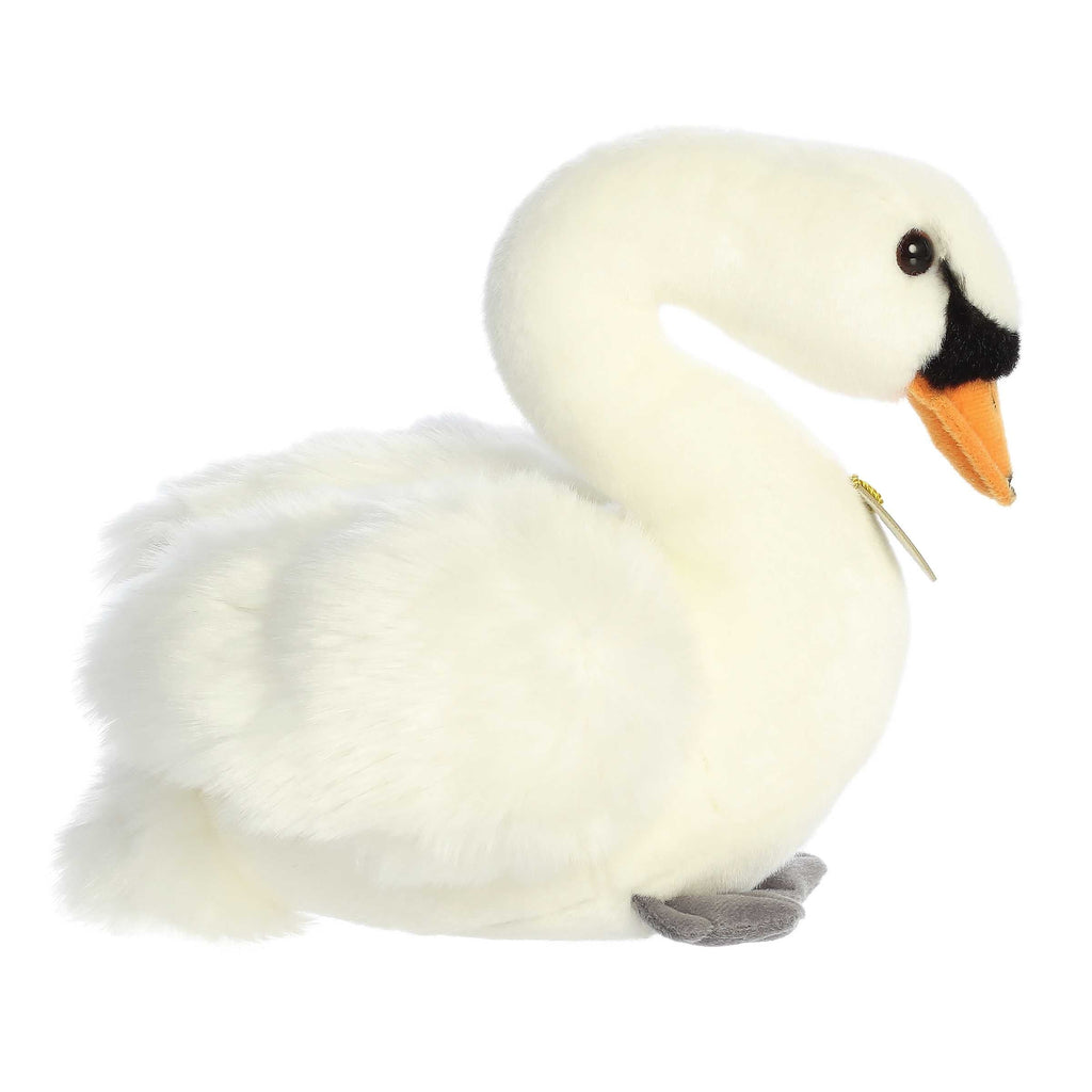 Aurora Miyoni Swan Plush Stuffed Animal Toy 11" #26516