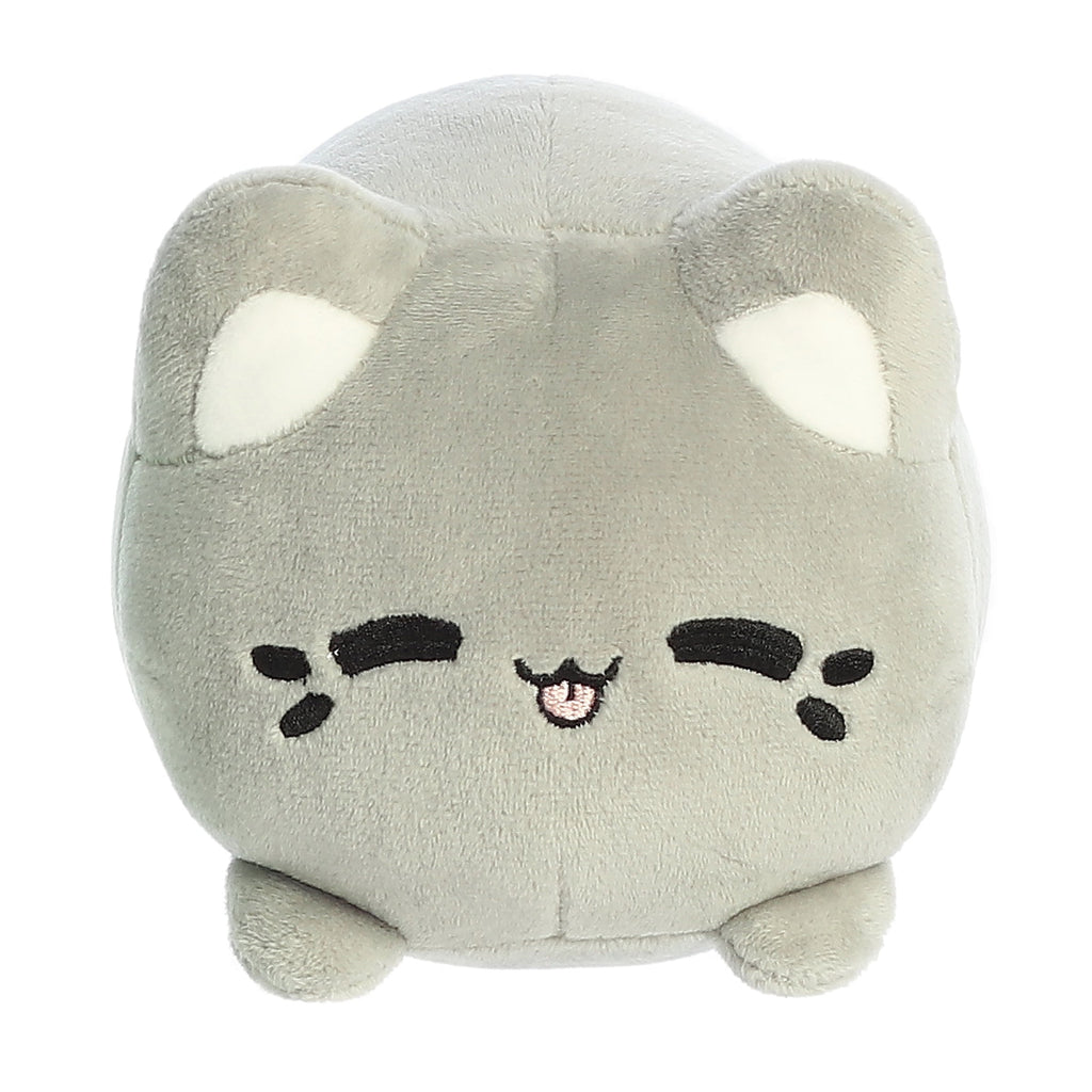 Aurora Tasty Peach Earl Grey Tea Meowchi Gray 7 " 14304 Plush Stuffed Animal Toy
