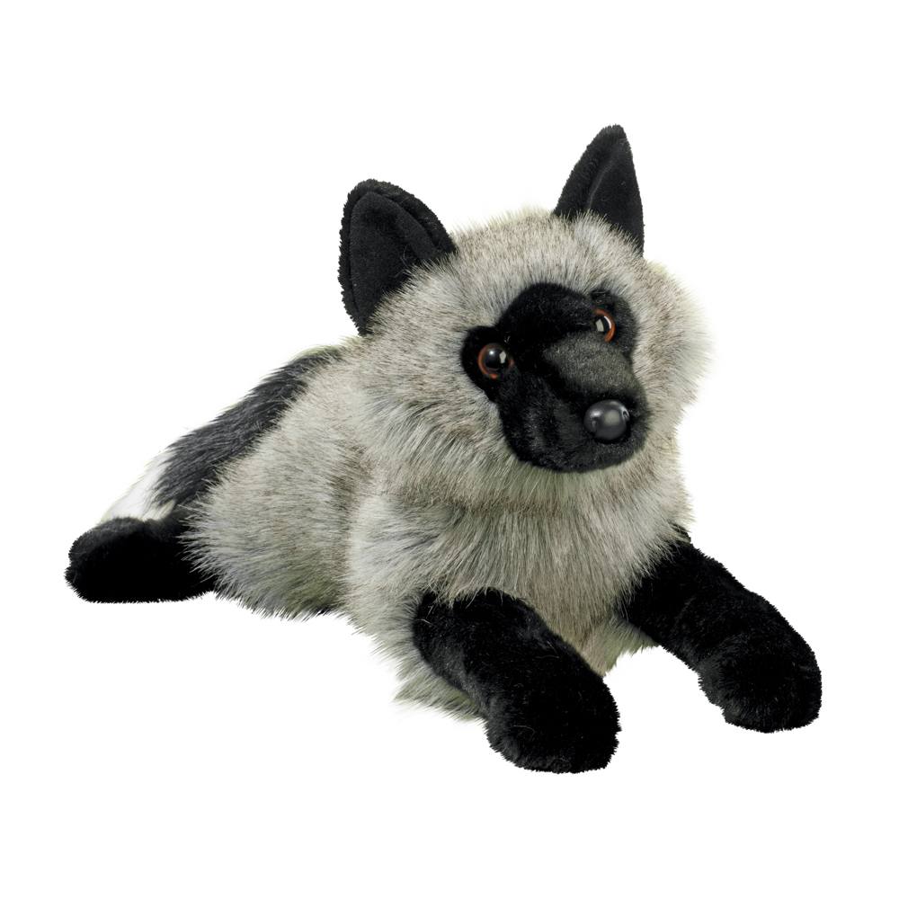 Douglas Cuddle Sterling DLux Silver Fox 22" Plush Stuffed Animal Toy #4520