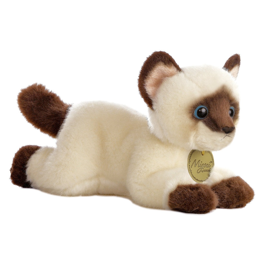 Aurora Miyoni Siamese Cat 8 inch Plush Stuffed Animal Toy