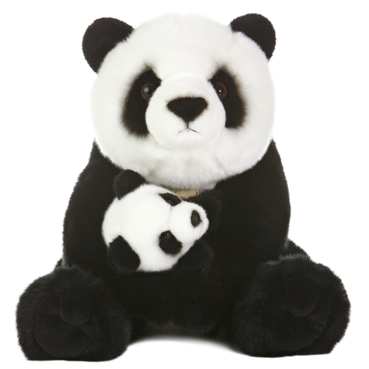 Aurora Miyoni Panda with Cub 15 inch Plush Stuffed Animal Toy