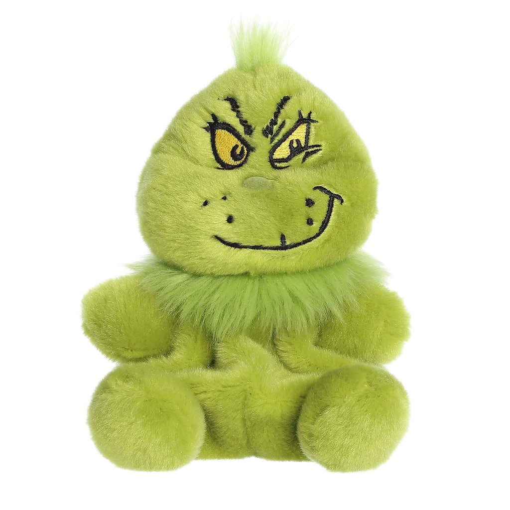 Aurora Dr. Seuss Palm Pals Grinch Smirk 5 inch Plush Stuffed Animal Toy #15288