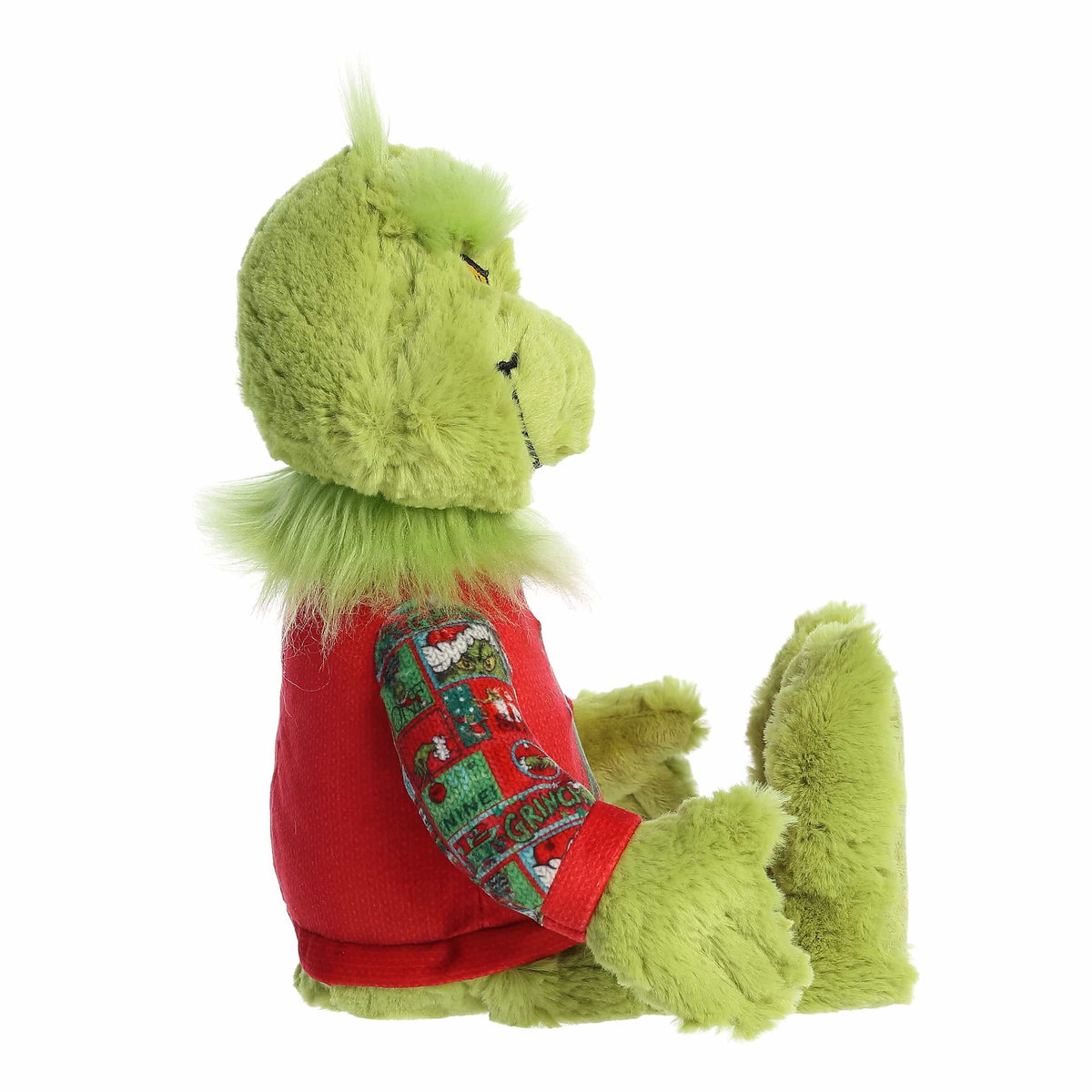 Aurora Ugly Sweater Light-Up Grinch 16 inch Plush Stuffed Animal Toy