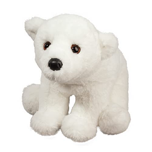 Douglas Cuddle Whitie Soft Polar Bear 8" Plush Stuffed Animal Toy #4637