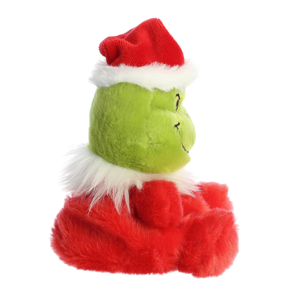Aurora Dr. Seuss Palm Pals Santa Grinch 5 inch Plush Stuffed Animal Toy