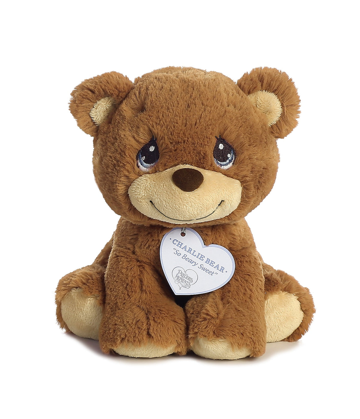 Aurora Precious Moments Charlie Bear 8.5 inch Plush Stuffed Animal Toy