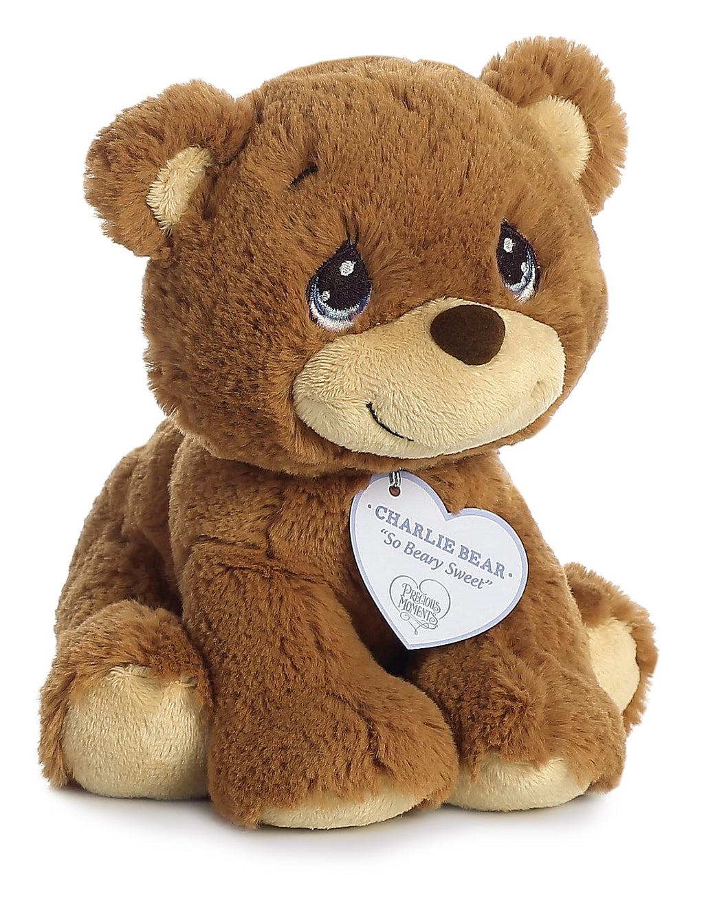 Aurora Precious Moments Charlie Bear 8.5 inch Plush Stuffed Animal Toy