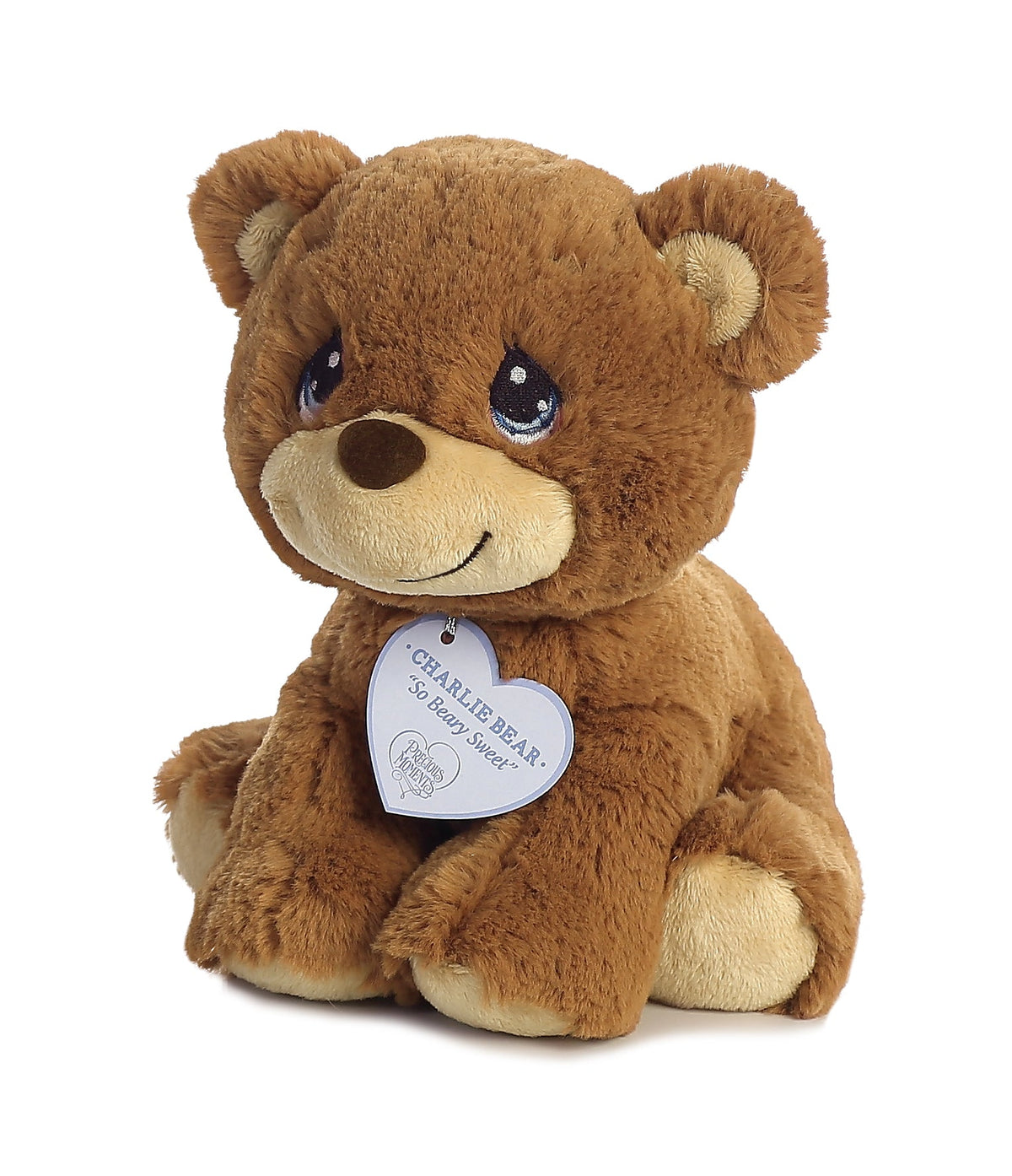 Aurora Precious Moments Charlie Bear 8.5 inch Plush Stuffed Animal Toy