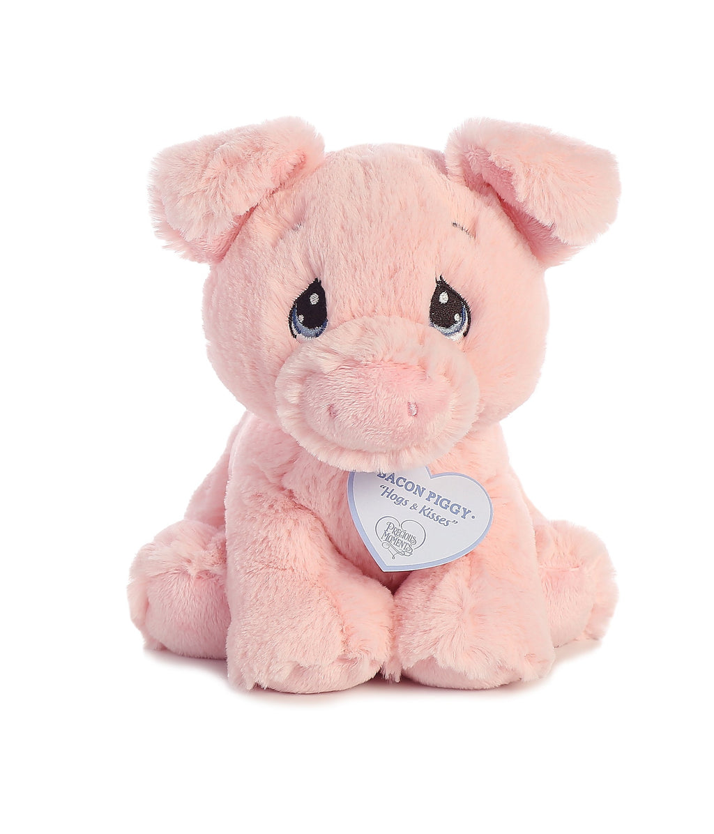 Aurora Precious Moments Bacon Piggy- Pig 8.5 inch Plush Stuffed Animal Toy