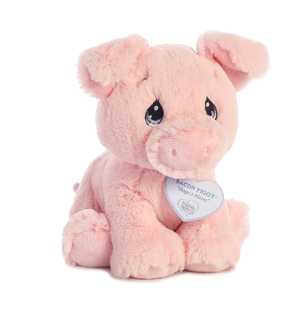 Aurora Precious Moments Bacon Piggy- Pig 8.5 inch Plush Stuffed Animal Toy