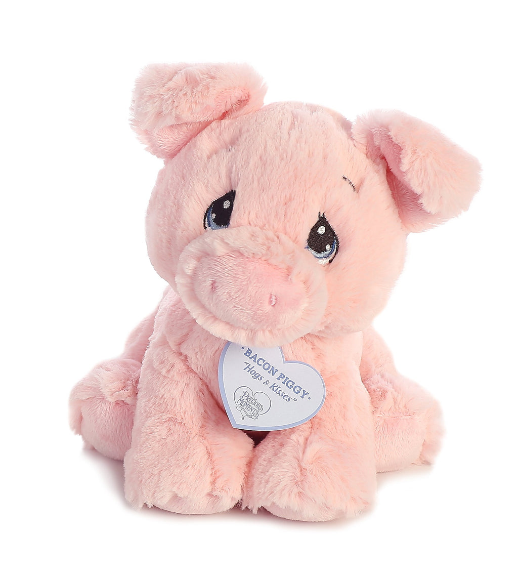 Aurora Precious Moments Bacon Piggy- Pig 8.5 inch Plush Stuffed Animal Toy
