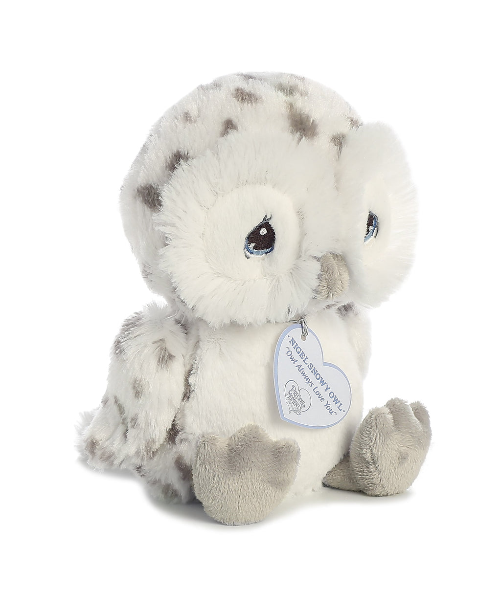Aurora Precious Moments Nigel Snowy Owl 8.5 inch Plush Stuffed Animal Toy