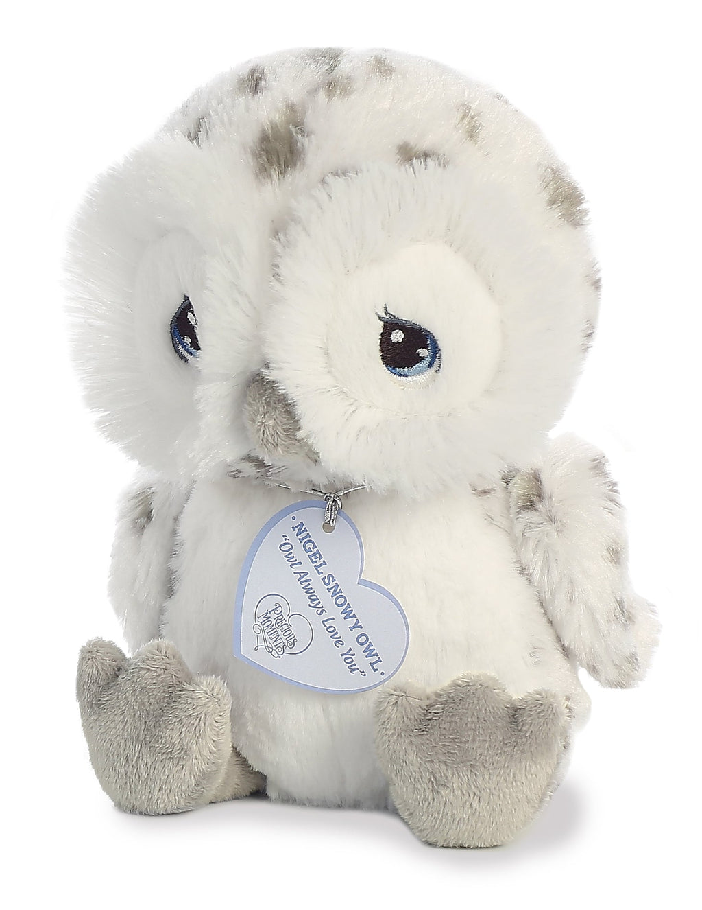 Aurora Precious Moments Nigel Snowy Owl 8.5 inch Plush Stuffed Animal Toy