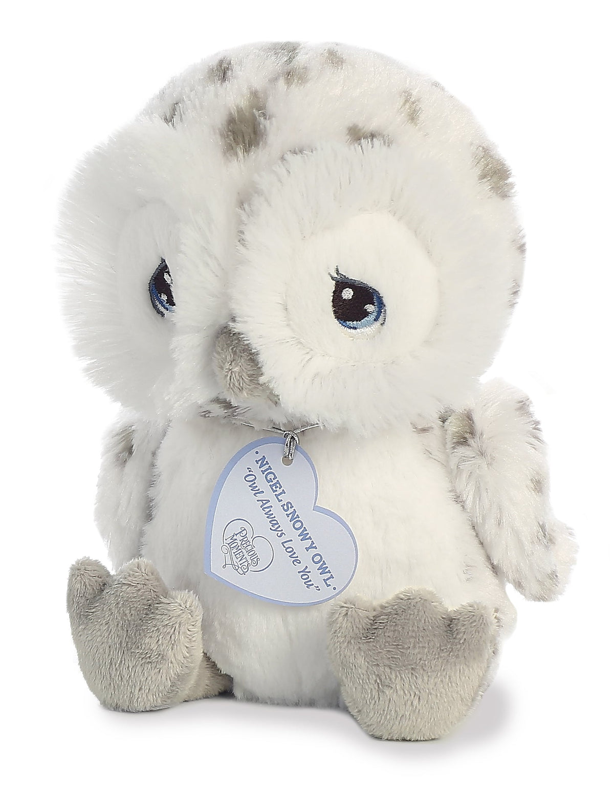 Aurora Precious Moments Nigel Snowy Owl 8.5 inch Plush Stuffed Animal Toy