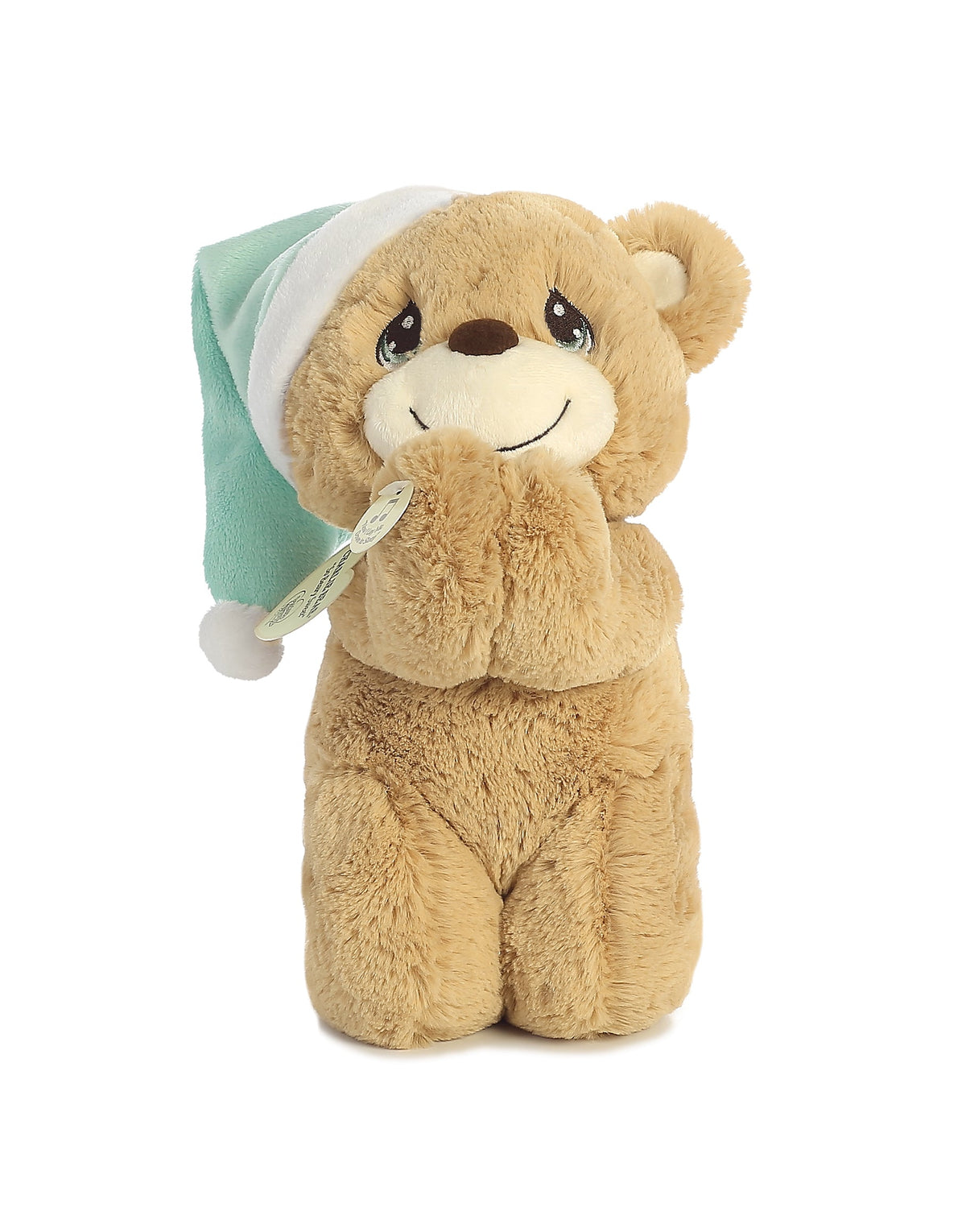 Aurora Precious Moments Charlie Prayer Bear 10 inch Plush Stuffed Animal Toy