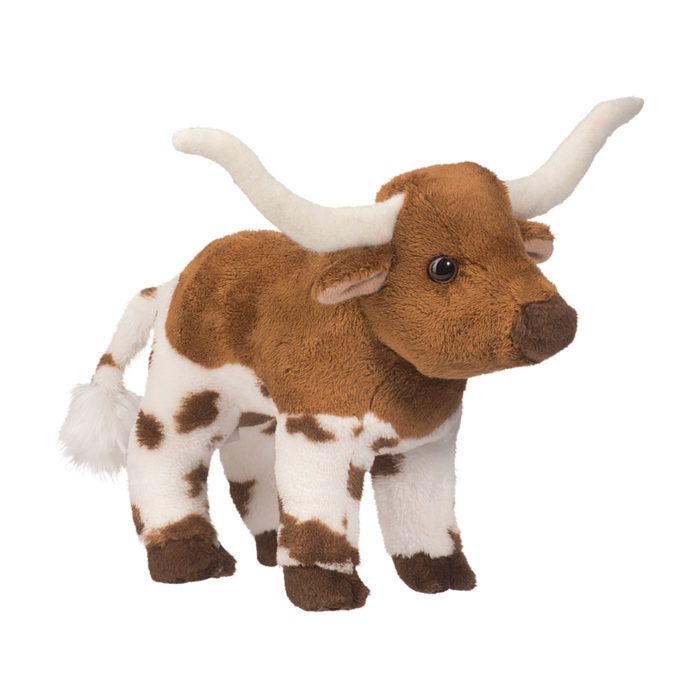 Douglas Cuddle Zeb Longhorn 6 inch plush stuffed animal toy #1576