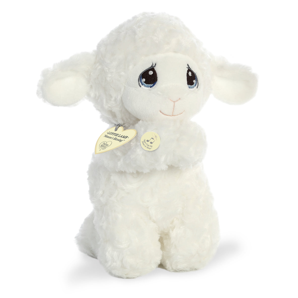 Aurora Precious Moments Luffie Praying Lamb 10 inch Plush Stuffed Animal Toy