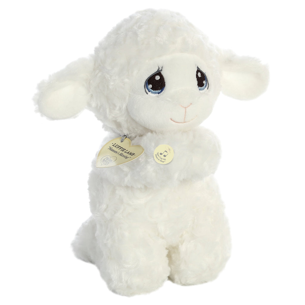 Aurora Precious Moments Luffie Praying Lamb 10 inch Plush Stuffed Animal Toy