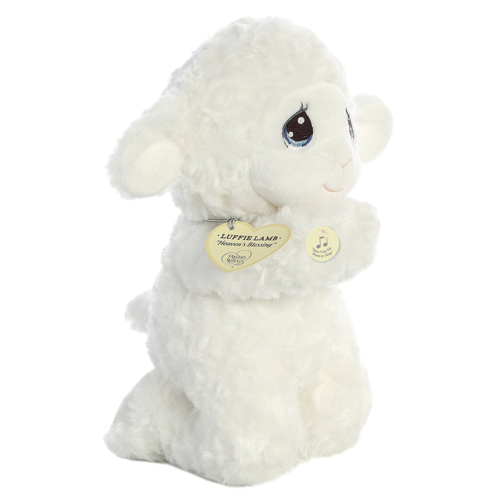 Aurora Precious Moments Luffie Praying Lamb 10 inch Plush Stuffed Animal Toy