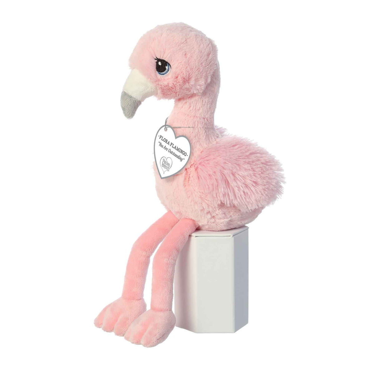 Aurora Precious Moments Flora Flamingo 8.5 inch Plush Stuffed Animal Toy