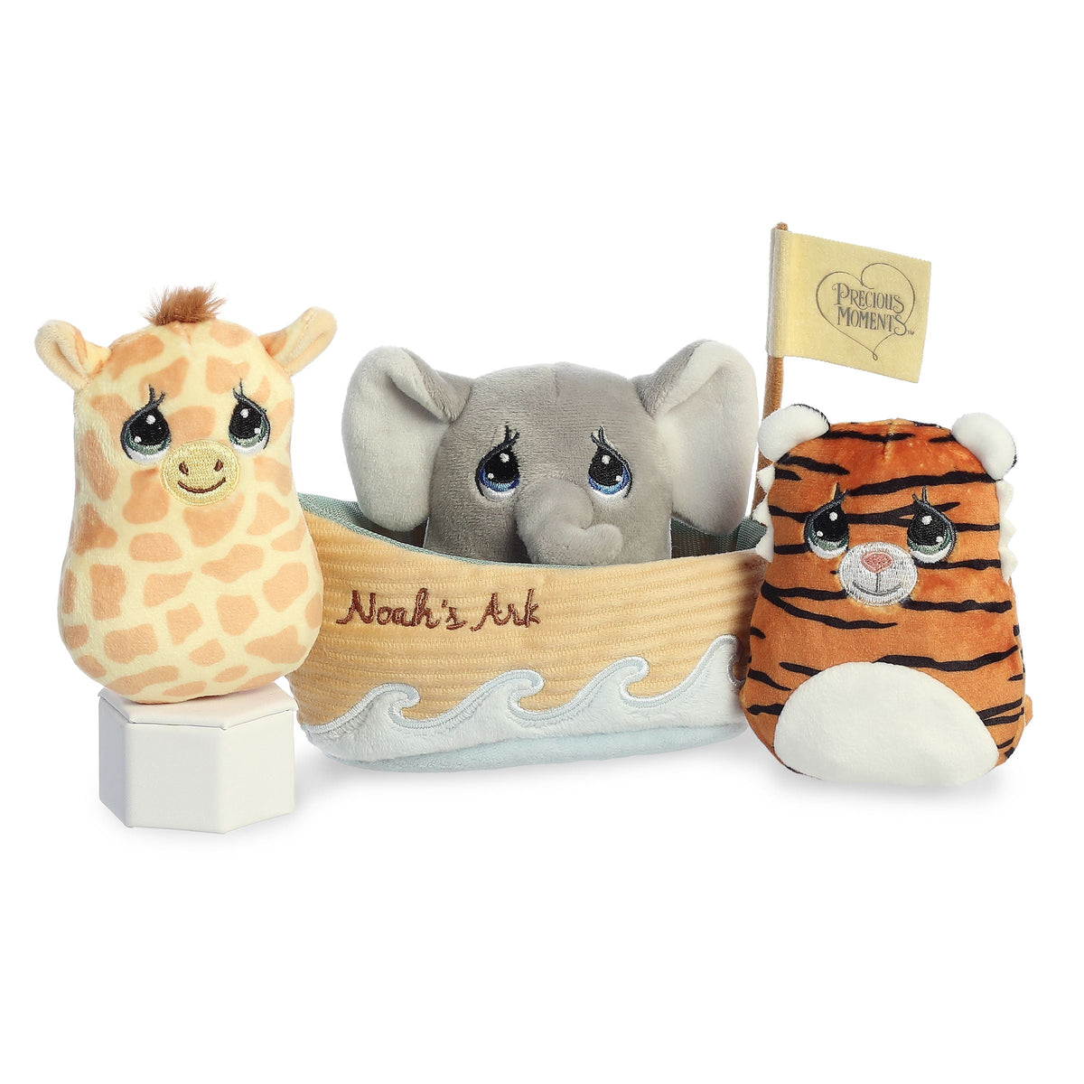 Aurora Precious Moments Noah's Ark Playset 6 inch Plush Stuffed Animal Toy
