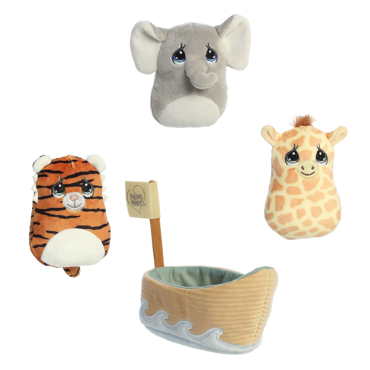 Aurora Precious Moments Noah's Ark Playset 6 inch Plush Stuffed Animal Toy