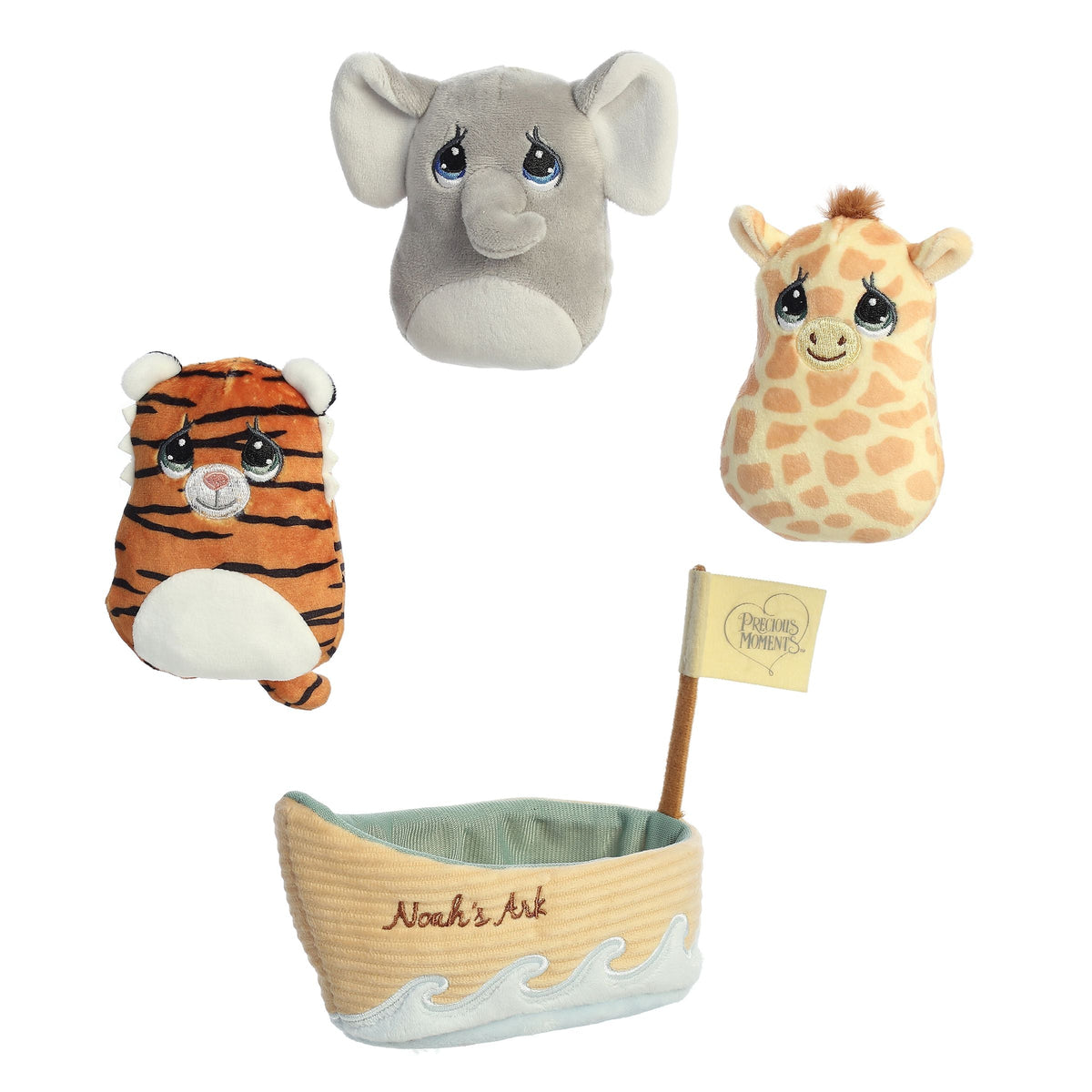 Aurora Precious Moments Noah's Ark Playset 6 inch Plush Stuffed Animal Toy