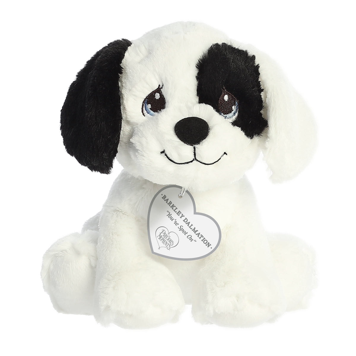 Aurora Precious Moments Barkley Dalmatian 8.5 inch Plush Stuffed Animal Toy